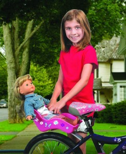ride along dolly doll carrier for bike