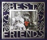 Hearts & Flowers Best Friends Picture Frame