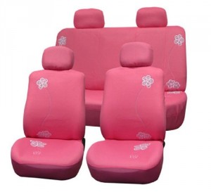 floral pink car seat covers