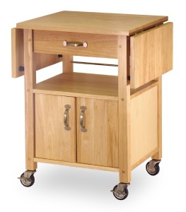 winsome storage cart on wheels