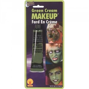 rubies green cream washable halloween makeup tube