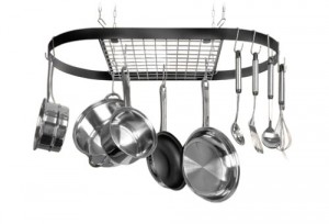 kinetic classicor series wrought iron ceiling mounted pot rack