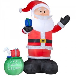 holiday living 14 foot giant inflatable santa