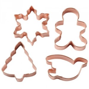 copper wilton christmas cookie cutters