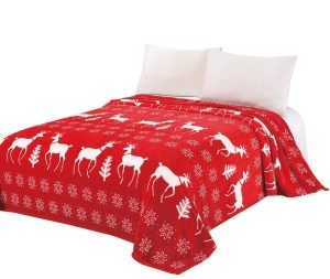 reindeer Christmas holiday bedding