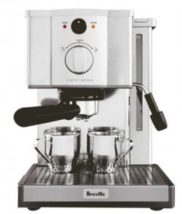 breville esp8xl stainless steel espresso maker