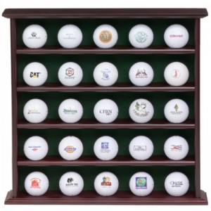 jef world of golf 25 gold ball display case