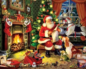 checking it twice christmas jigsaw puzzles