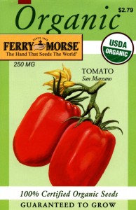 san marzano tomato seeds from ferry morse