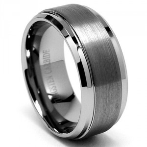 tungsten ring wedding band valentines day jewelry for him