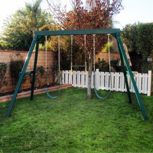 kidwise swing set for small yard