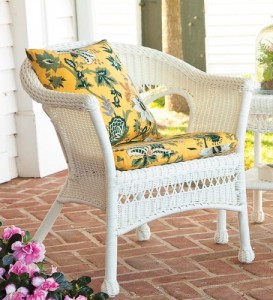 all weather white resin wicker patio furniture chair