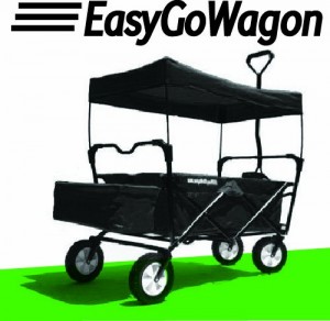 black easy go on the edge folding wagon