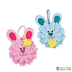 flower bunny easter crafts for kids