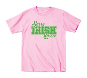 kid teez sassy irish lassie toddler st patricks day shirts