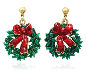 wreath-christmas-earrings