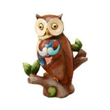 Jim Shore Enesco Heartwod Creek Owl Figurine