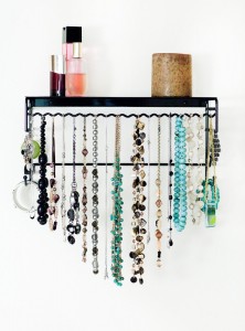 belledangles necklace holder wall mount