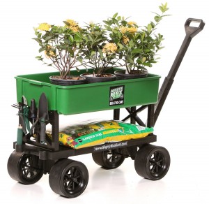 mighty max rolling garden cart