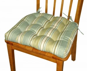 barnett chair cushion with ties