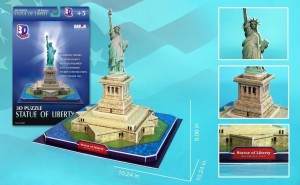 statue of liberty new york 3d puzzle