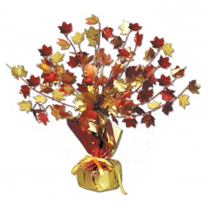 fall leaves centerpiece thanksgiving table decorations