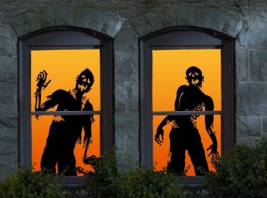 ghoulies zombie halloween silhouettes