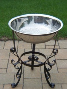 oakland living ice bucket with stand