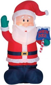 gemmy air blown outdoor giant inflatable santa