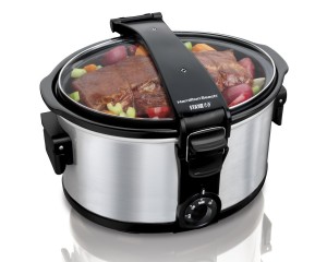 hamilton beach slow cookers 7 quart stay or go