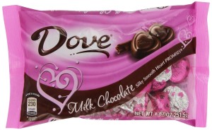 dove milk chocolate valentines day candy