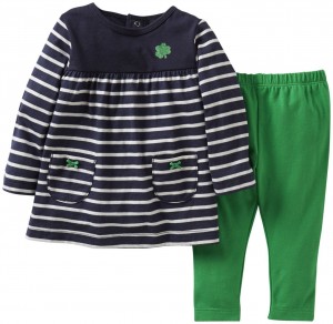 carter's st patricks day baby clothes