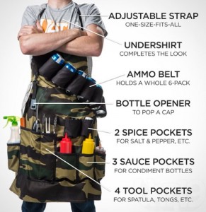 big mouth toys bbq aprons for men